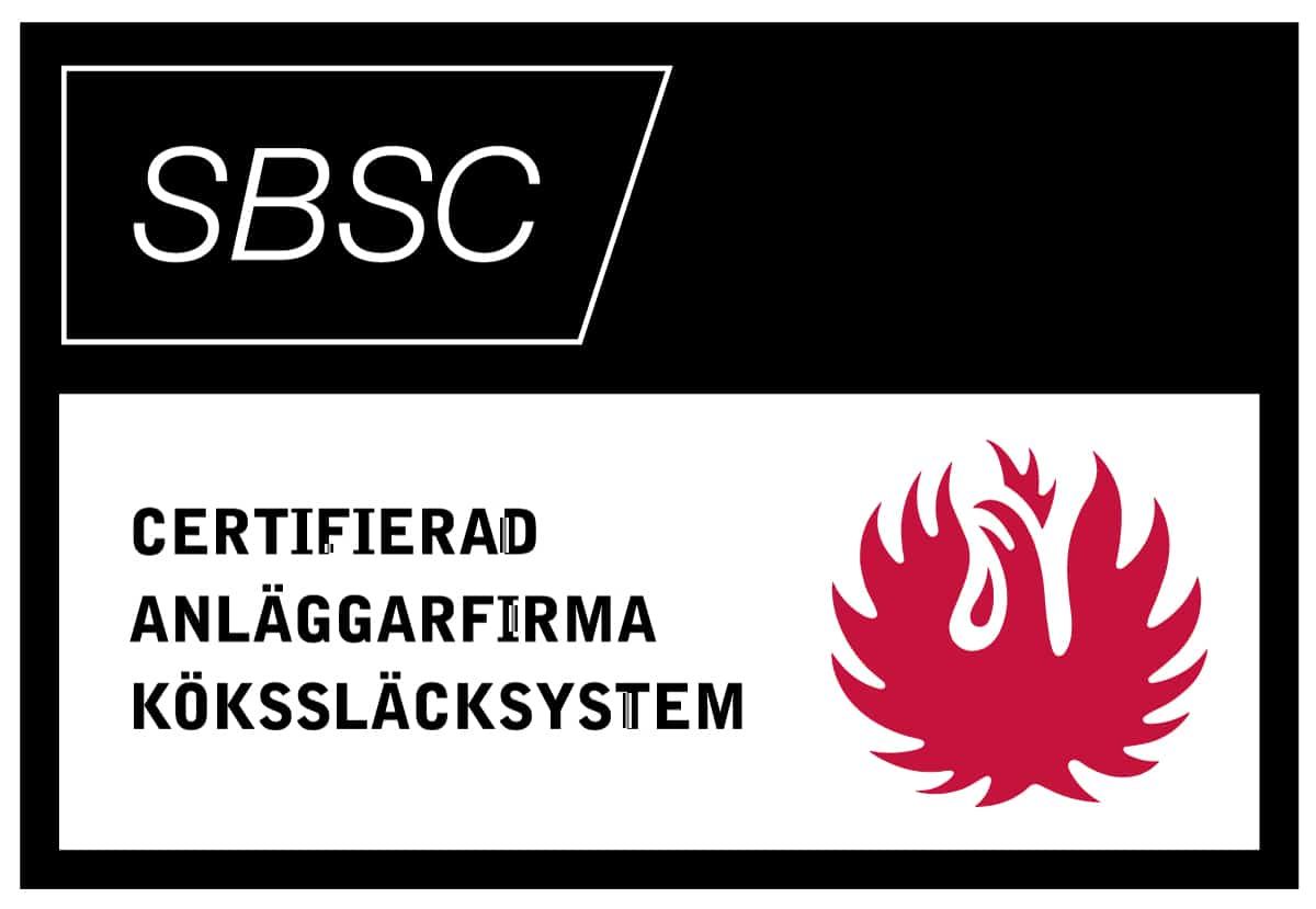 Certiferad anläggarfirma kökssläcksystem 